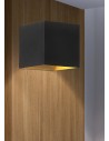 Searchlight® I Аплик Newton Square Up&Down, G9, черно/златна I 1 x G9 - 24127BG - 5