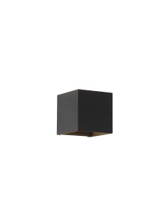 Searchlight® I Аплик Newton Square Up&Down, G9, черна I 1 x G9 - 24127BK - Цена | LEDs4economy