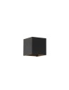 Searchlight® I Аплик Newton Square Up&Down, G9, черна I 1 x G9 - 24127BK