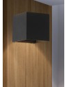 Searchlight® I Аплик Newton Square Up&Down, G9, черна I 1 x G9 - 24127BK - 5