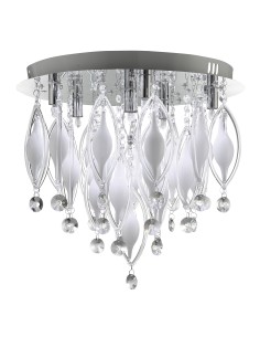 Searchlight® I Spindle LED Плафон с дистанционно управление - хром и стъкло I 6 x G9 - 2456-6CC - Цена | LEDs4economy 2