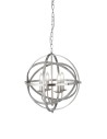 Searchlight® I Пендел Orbit - сатенено сребрист метал I 4 x E14 - 2474-4SS