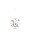 Searchlight® I Пендел Orbit, античен месинг I 8 x E14 - 2478-8AB