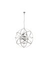 Searchlight® I Пендел Orbit, сатенено сребрист метал I 8 x E14 - 2478-8SS - 2