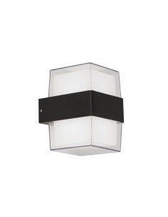 Searchlight® I Външен аплик Pittsburgh - черен метал и опал I 2 x LED - 25122-2BK - Цена | LEDs4economy 2