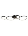 Searchlight® I Cirque Ring плафон - Блек Метал I 1 x LED - 25772-4BK