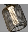 Searchlight® I Пендел Wire Mesh - черен метал I 1 x E27 - 26002BK - 3