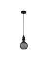Searchlight® I Пендел Wire Mesh - черен метал I 1 x E27 - 26003BK - 2