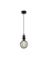 Searchlight® I Пендел - Черен метал I 1 x E27 - 26004BK