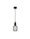 Searchlight® I Пендел - черен метал I 1 x E27 - 26005BK