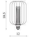 Searchlight® I Декоративна крушка - злато I 1 x E27 - 26005GO - 4