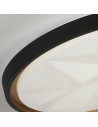 Searchlight® I Satellite LED плафон, черно с дифузер със звезден ефект I 1 x LED - 26185-415 - 3