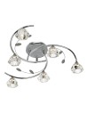 Searchlight® I Плафон Sierra - хром и прозрачно стъкло I 6 x G9 - 2636-6CC