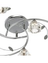 Searchlight® I Плафон Sierra - хром и прозрачно стъкло I 6 x G9 - 2636-6CC - 2