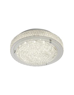 Searchlight® I Florida плафон - Хромиран метал и Прозрачен кристал I 1 x LED - 2713CC - Цена | LEDs4economy