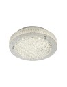 Searchlight® I Florida плафон - Хромиран метал и Прозрачен кристал I 1 x LED - 2713CC