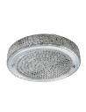 Searchlight® I Florida плафон - Хромиран метал и Прозрачен кристал I 1 x LED - 2714CC - 2