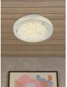 Searchlight® I Florida плафон - Хромиран метал и Прозрачен кристал I 1 x LED - 2714CC - 5