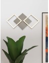 Searchlight® I Wall Art LED Аплик - сатенено сребриста I x LED - 2722SS - 5