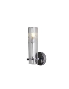 Searchlight® I Аплик за баня Scope - хромиран метал и прозрачно гравирано стъкло I 1 x G9 - 27981CC - Цена | LEDs4economy