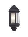 Searchlight® I Външен аплик Maine - черен метал и прозрачно стъкло I 1 x E27 - 280BK-PIR