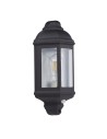 Searchlight® I Външен аплик Maine - черен метал и прозрачно стъкло I 1 x E27 - 280BK-PIR - 2