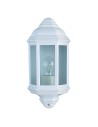 Searchlight® I Външен аплик Maine - бял метал и прозрачно стъкло I 1 x E27 - 280WH