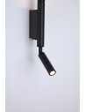 Searchlight® I LED Аплик Architect с рамо за четене, черен метал I 1 x LED - 28127BK - 3