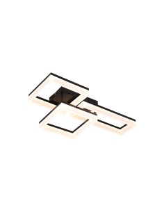 Searchlight® I Wall Art II LED плафон, матово черно I 1 x LED - 28612BK - Цена | LEDs4economy
