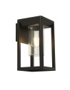 Searchlight® I Външен аплик Atlanta - черен метал и поликарбонат I 1 x E27 - 28731BK
