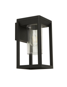 Searchlight® I Външен аплик Atlanta - черен метал и поликарбонат I 1 x E27 - 28731BK - Цена | LEDs4economy 2