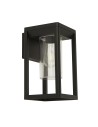 Searchlight® I Външен аплик Atlanta - черен метал и поликарбонат I 1 x E27 - 28731BK - 2