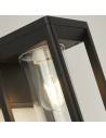 Searchlight® I Външен аплик Atlanta - черен метал и поликарбонат I 1 x E27 - 28731BK - 3