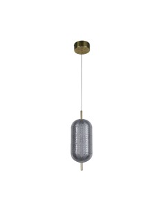 Searchlight® I Capsule LED Пендел, сатениран месинг и акрилен абажур I 1 x LED - 28803SB - Цена | LEDs4economy 2