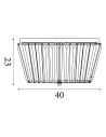Searchlight® I Tiara плафон - Chrome Meal I 3 x E27 - 2893-3CC - 4