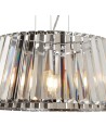 Searchlight® I Полилей Tiara - хромиран метал и прозрачно стъкло I 5 x E14 - 2895-5CC - 3
