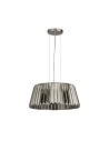 Searchlight® I Полилей Tiara - хромиран метал и опушено стъкло I 5 x E14 - 2895-5SM - 2