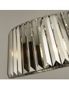 Searchlight® I Полилей Tiara - хромиран метал и опушено стъкло I 5 x E14 - 2895-5SM - 3