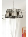 Searchlight® I Полилей Tiara - хромиран метал и опушено стъкло I 5 x E14 - 2895-5SM - 5