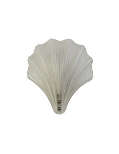 Searchlight® I Аплик Shell, сатенено сребрист метал и матирано стъкло IP44 I 1 x G9 - 28980SS - Цена | LEDs4economy 2