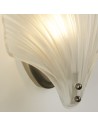 Searchlight® I Аплик Shell, сатенено сребрист метал и матирано стъкло IP44 I 1 x G9 - 28980SS - 3
