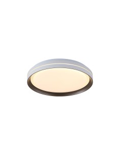 Searchlight® I Saucer LED плафон, бяла и лате метал I 1 x LED - 29612-39WH - Цена | LEDs4economy