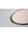Searchlight® I Saucer LED плафон, бяла и лате метал I 1 x LED - 29612-39WH - 3