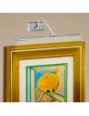 Searchlight® I Аплик за картина Barcelona - сатенено сребрист метал I 1 x LED - 2982-81SS - 4