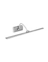 Searchlight® I Аплик за картина Barcelona - сатенено сребрист метал I 1 x LED - 2984-51SS - 2