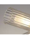 Searchlight® I Imperial плафон, черно и прозрачно оребрено стъкло I 4 x - 29984BK - 3