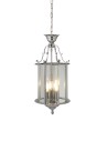 Searchlight® I Пендел Lantern - хромиран метал и прозрачно стъкло I 3 x E14 - 3003-10CC