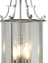 Searchlight® I Пендел Lantern - хромиран метал и прозрачно стъкло I 3 x E14 - 3003-10CC - 3