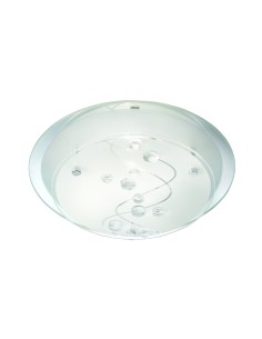 Searchlight® I Cove плафон - Хром и стъклени мъниста I 1 x E27 - 3020-25CC - Цена | LEDs4economy 2