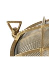 Searchlight® I Плафон Bulkhead - масивен месинг и оребрено стъкло I 1 x E27 - 30361PB - 3